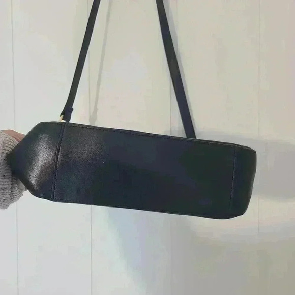 Charter Club Leather Black Purse with Gold Detail - Picture 11 of 15